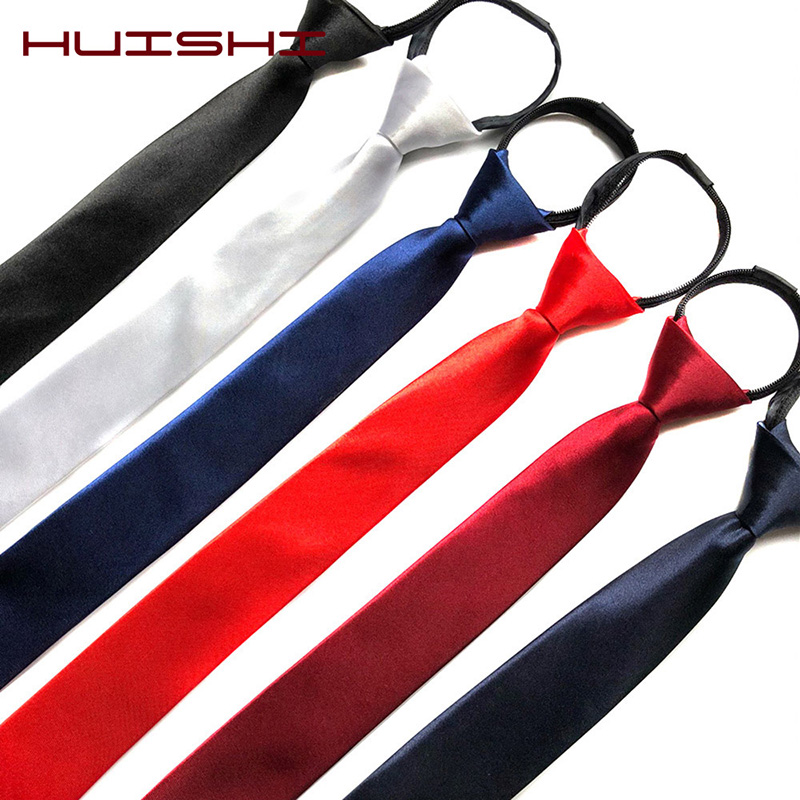 Skinny Tie Men - HUISHI Mens Zipper Necktie Skinny 5cm