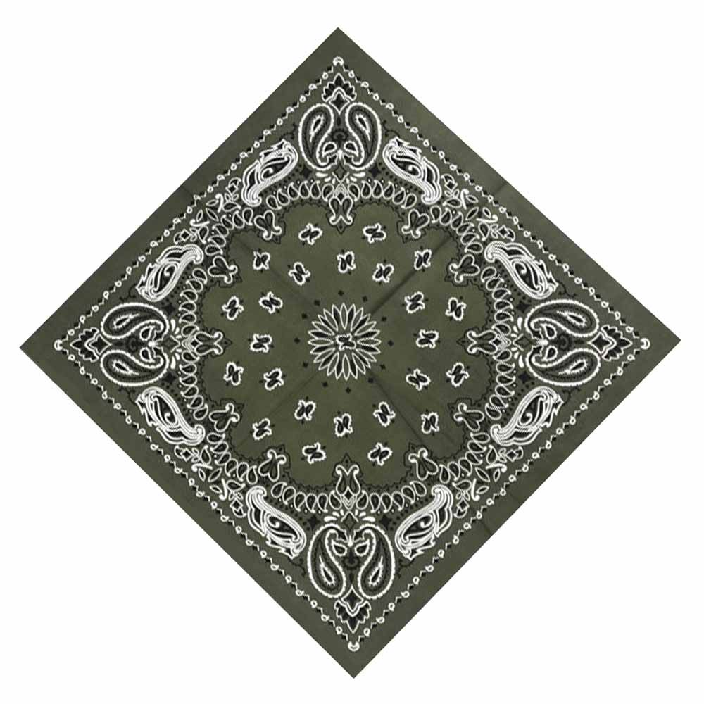 Men 55cm*55cm Neck Wrist Band  - Handkerchief Cotton Men 评论和价格