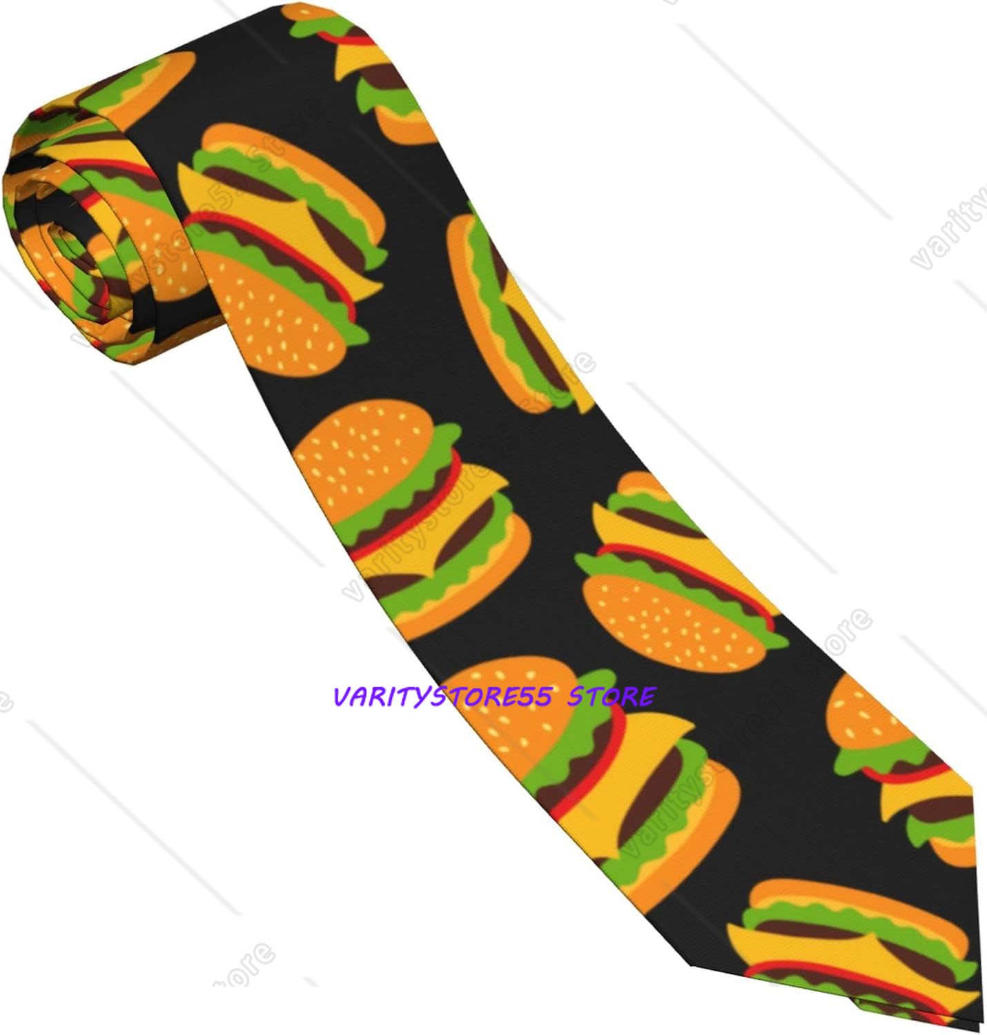 Hamburger Men's Skinny Tie Fas - Skinny Tie Men 评论和价格
